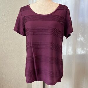 LuLaRoe Purple Textured Women's Top